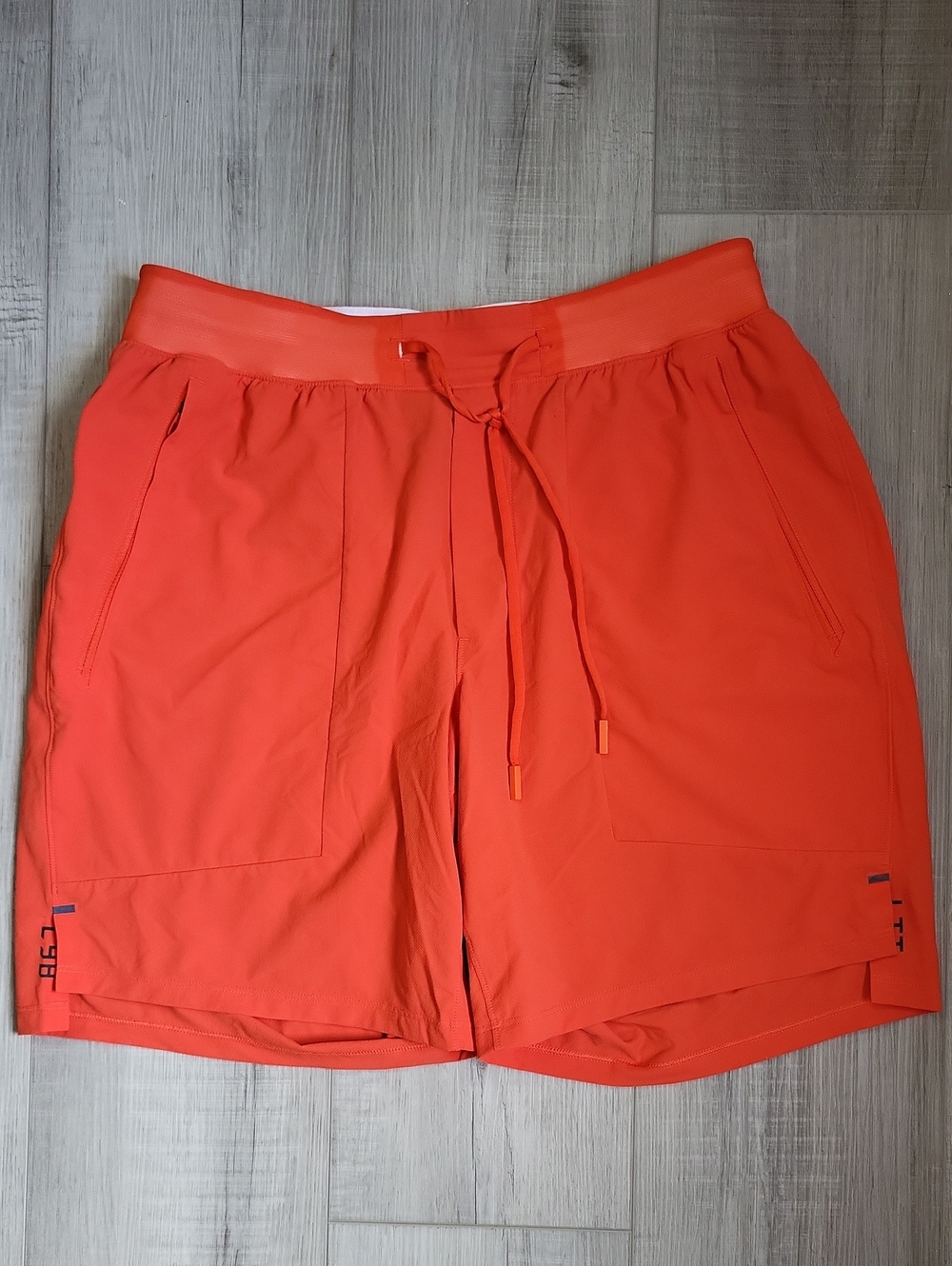 lululemon athletica Men's Orange Performance Drawstring Shorts
